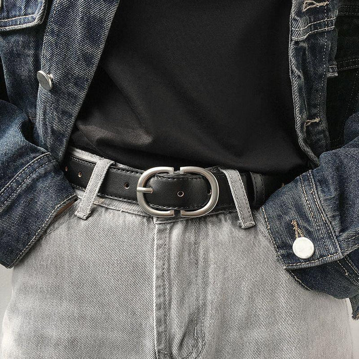 Classic Belt for Women with Double D Buckle, Available in Plus Size