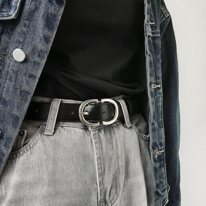 Classic Belt for Women with Double D Buckle, Available in Plus Size