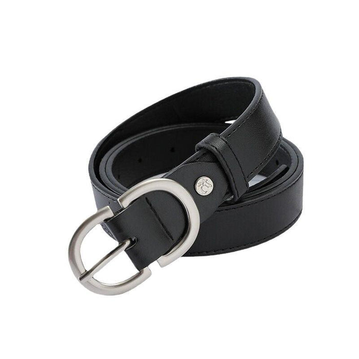 Classic Belt for Women with Double D Buckle, Available in Plus Size