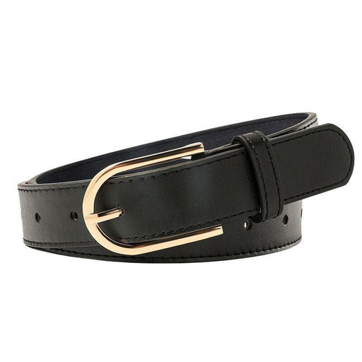 Classic Belt for Women with U-Shaped Buckle, Available in Plus Size