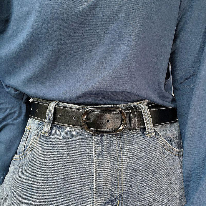 Classic Leather Belt for Women, Available in Plus Size