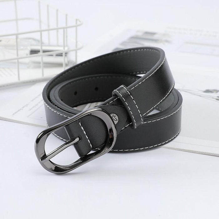Classic Leather Belt for Women, Available in Plus Size