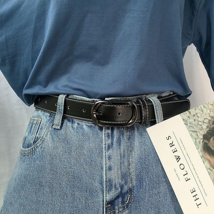 Classic Leather Belt for Women, Available in Plus Size