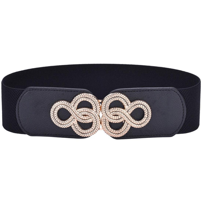 Elegant Design High-Waisted Elastic Belt for Women