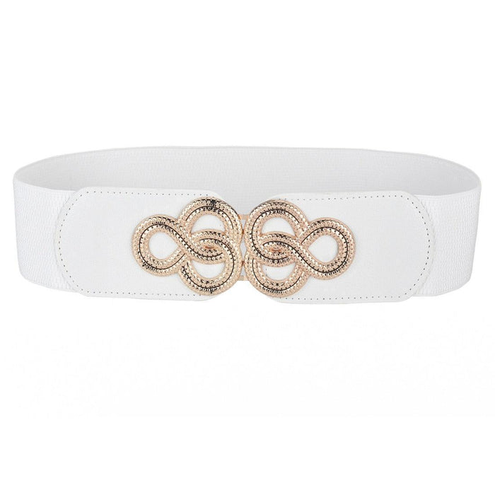 Elegant Design High-Waisted Elastic Belt for Women