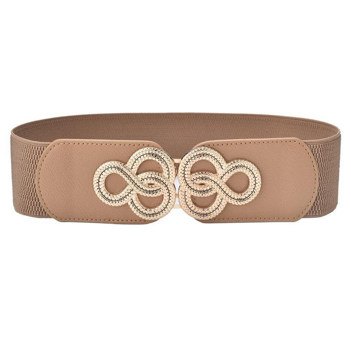 Elegant Design High-Waisted Elastic Belt for Women