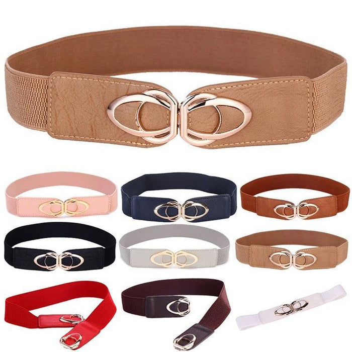 Stylish High-Waisted Elastic Dress Belt for Women