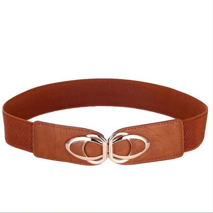 Stylish High-Waisted Elastic Dress Belt for Women
