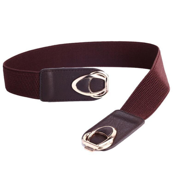 Stylish High-Waisted Elastic Dress Belt for Women