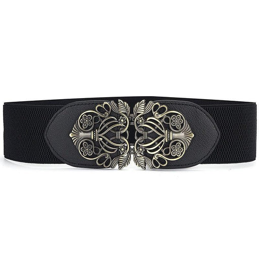 Vintage Design High-Waisted Elastic Belt for Women