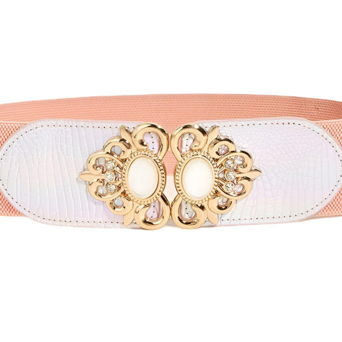 Elegant High-Waisted Elastic Belt for Women - Perfect Fit and Style