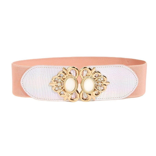 Elegant High-Waisted Elastic Belt for Women - Perfect Fit and Style