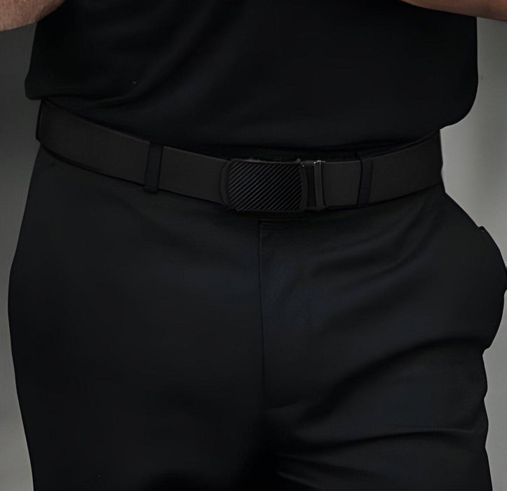 Men's Elastic Canvas Belt with Automatic Buckle