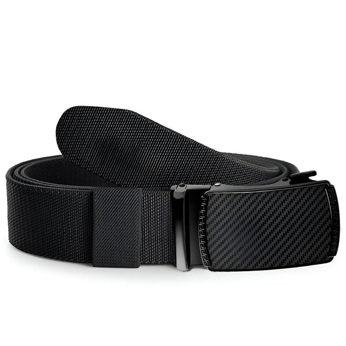 Men's Elastic Canvas Belt with Automatic Buckle