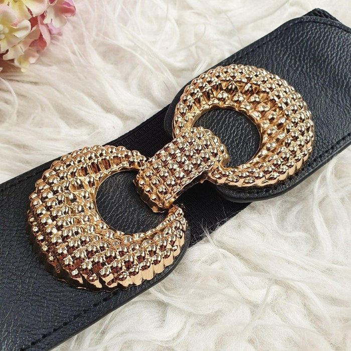 Stylish Designer Elastic Wide High-Waisted Elastic Belt