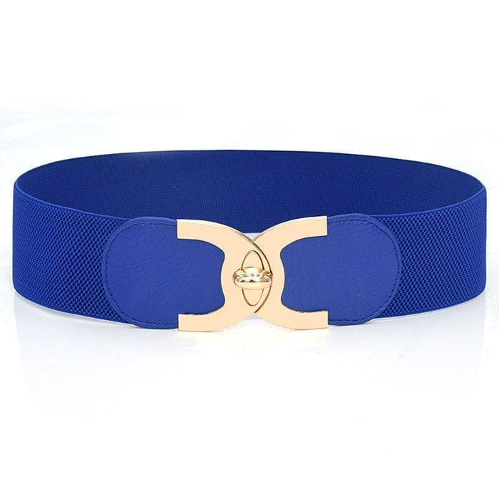 Luxury Designer Wide High-Waisted Elastic Belt