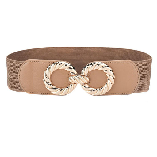 Chic Fashionable Wide High-Waisted Elastic Belt
