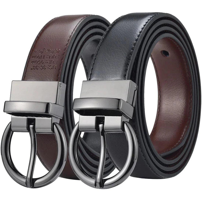 Reversible 2 in 1 Leather Belt For Women, Romane Model