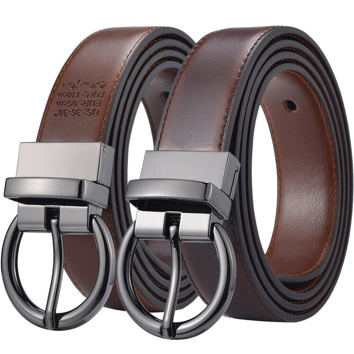 Reversible 2 in 1 Leather Belt For Women, Romane Model