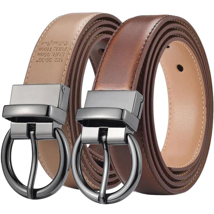 Reversible 2 in 1 Leather Belt For Women, Romane Model