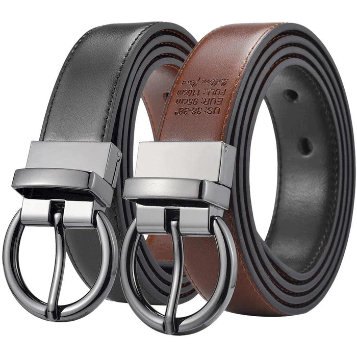 Reversible 2 in 1 Leather Belt For Women, Romane Model