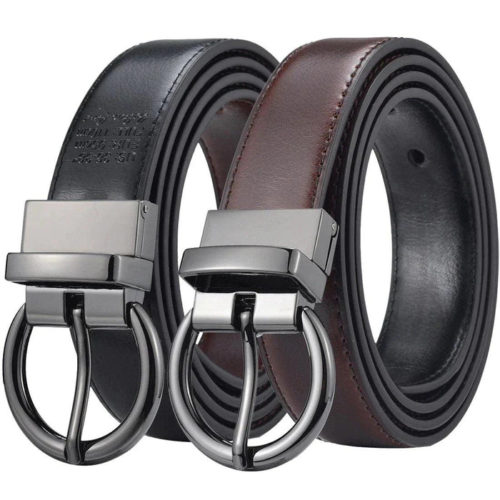 Reversible 2 in 1 Leather Belt For Women, Romane Model