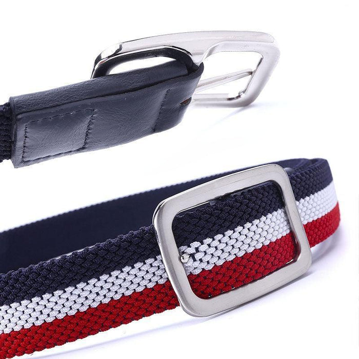 Stylish Men's Braided Belts For Jeans, Mole