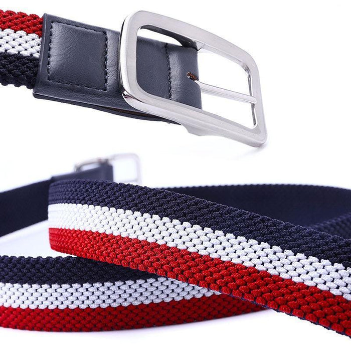 Stylish Men's Braided Belts For Jeans, Mole