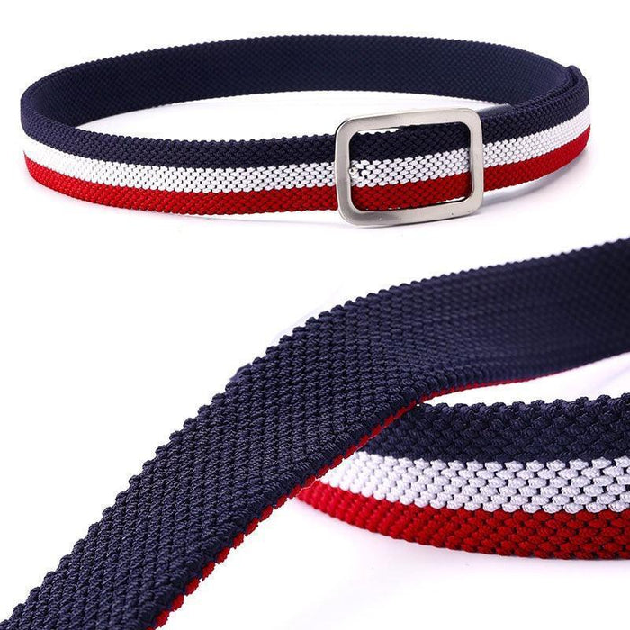 Stylish Men's Braided Belts For Jeans, Mole