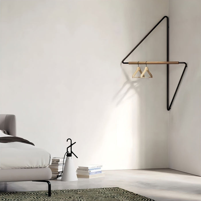 Modern Corner Towel Rack – Space-Saving Bathroom Wall Organizer