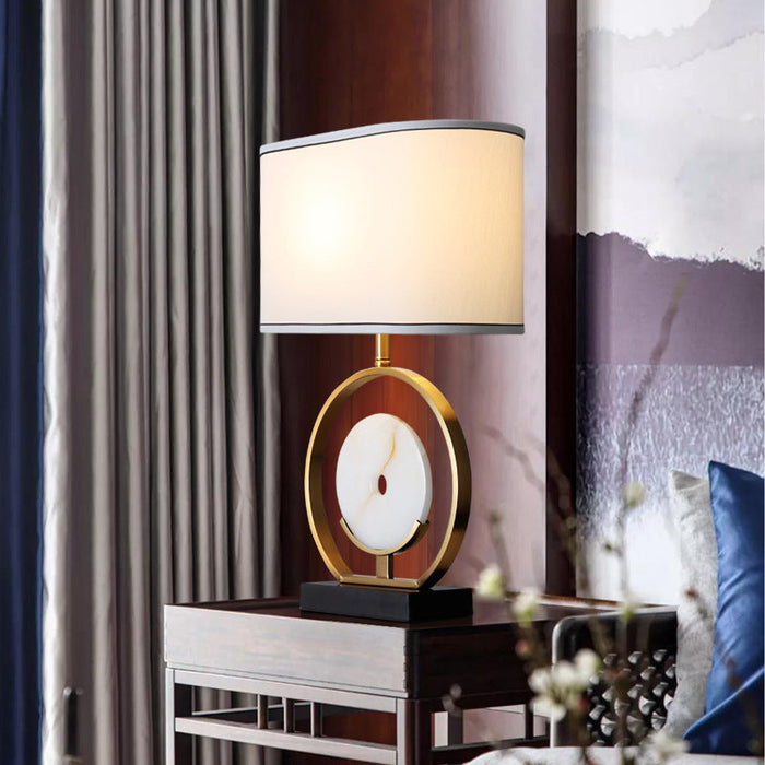 Circle Table Lamp: Contemporary Lighting Piece