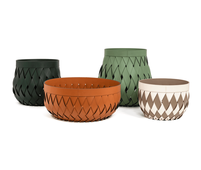 Chic Designer Canaria Small Basket for Storage