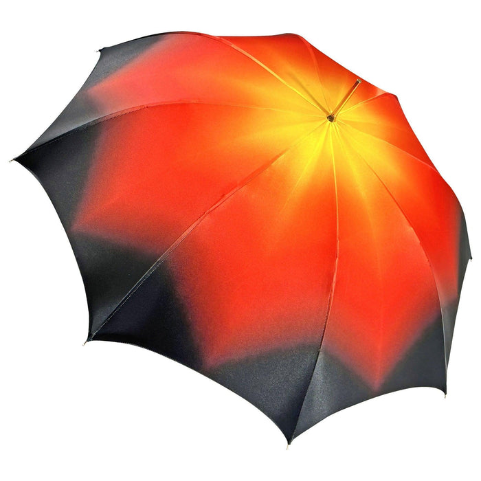 Chic Red Umbrella with Red Crystals and Bee Handle