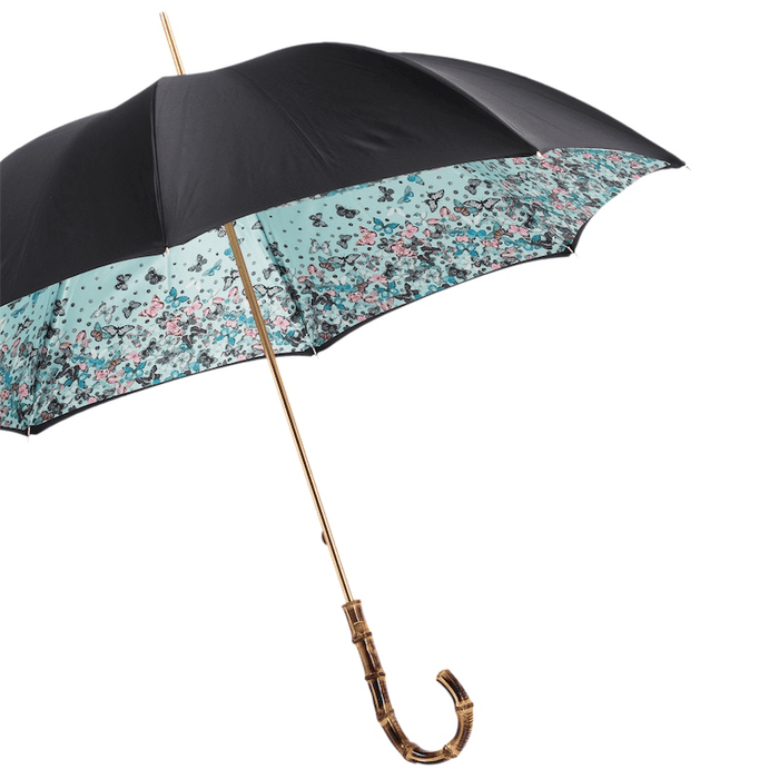 Classic Vintage Bamboo Umbrella High-Quality Polyester