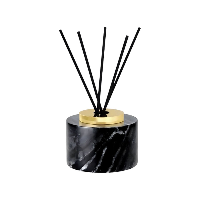 Luxurious Black Marble Bathroom Accessories Set