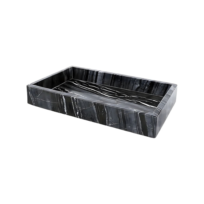 Luxurious Black Marble Bathroom Accessories Set