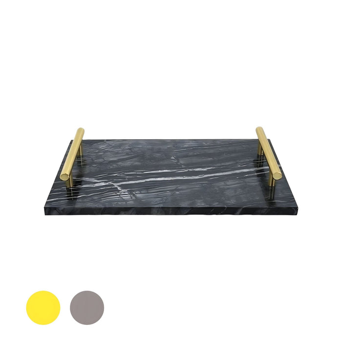 Luxurious Black Marble Bathroom Accessories Set