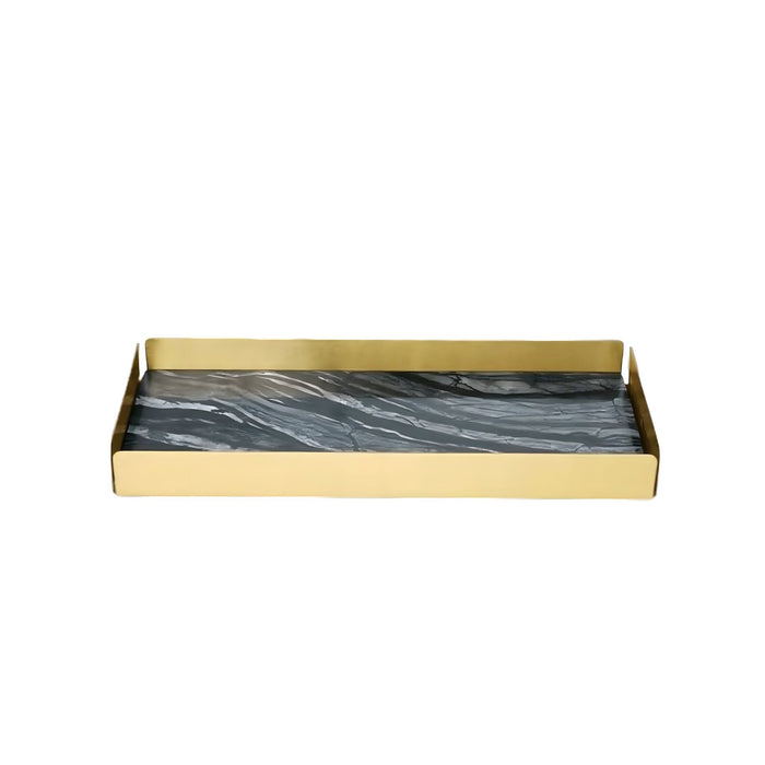 Luxurious Black Marble Bathroom Accessories Set