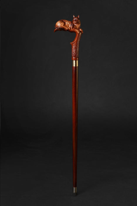 Comfort Grip Cat Walking Cane, Ergonomic, Artistic