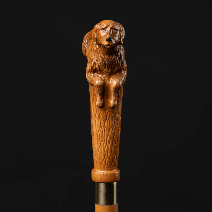 Comfort Grip Golden Retriever Walking Cane, Ergo Stick