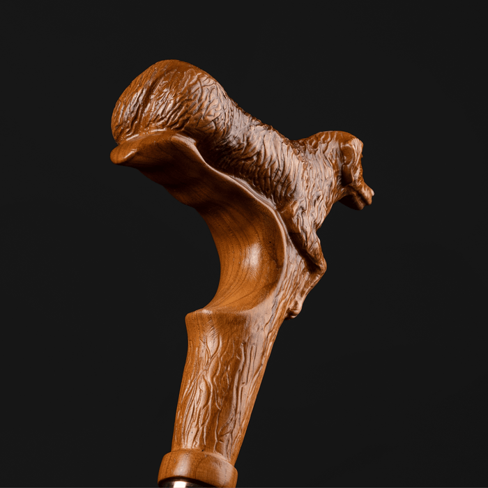 Comfort Grip Golden Retriever Walking Cane, Ergo Stick