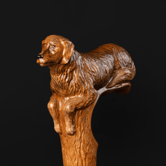Comfort Grip Golden Retriever Walking Cane, Ergo Stick