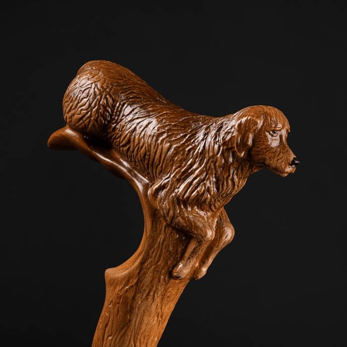 Comfort Grip Golden Retriever Walking Cane, Ergo Stick
