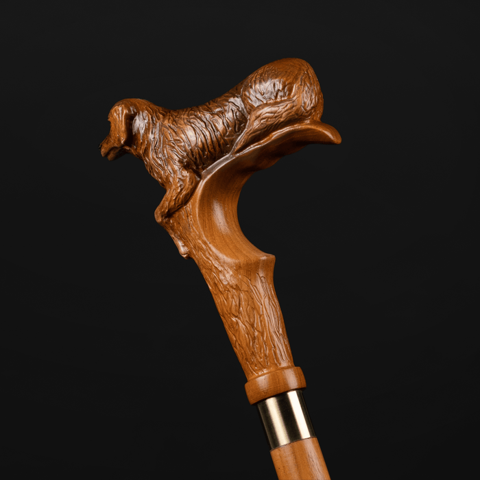 Comfort Grip Golden Retriever Walking Cane, Ergo Stick