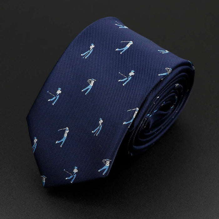 Men’s Designer Ties – Slim Modern Polyester Neckties with 17 Unique Styles