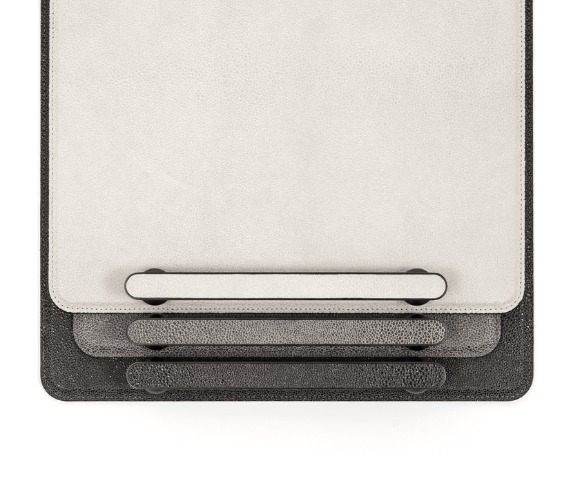 Contemporary Minimalist Design Pamphili Tray with Distinctive Metal Handles