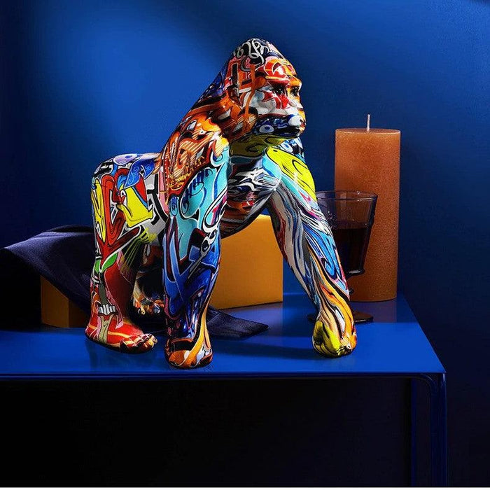 Walking Gorilla Nordic Statue