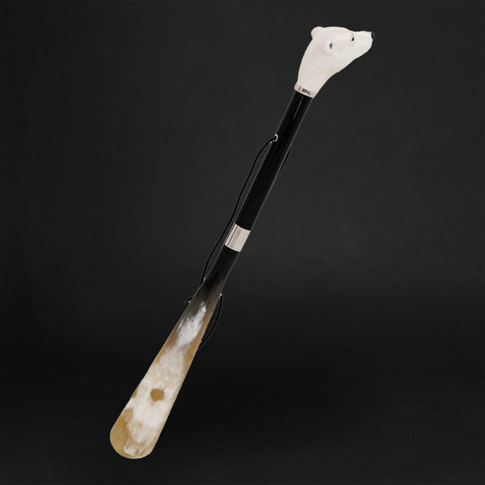 Shoe Horn Polar Bear Designer Long Handle, Fashionable