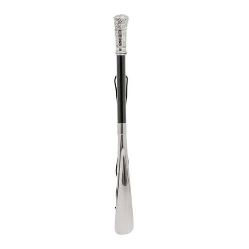 Silver Plated Resin Designer Shoehorn Classic Straight