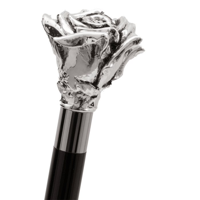 Stylish Silver Rose, Classic Perfect Shoe Horn Art
